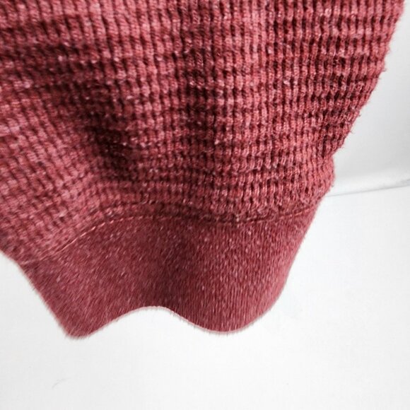 Wolverine Shirt Mens XL Pullover Long Sleeve Thermal Burgundy Red - Picture 6 of 7